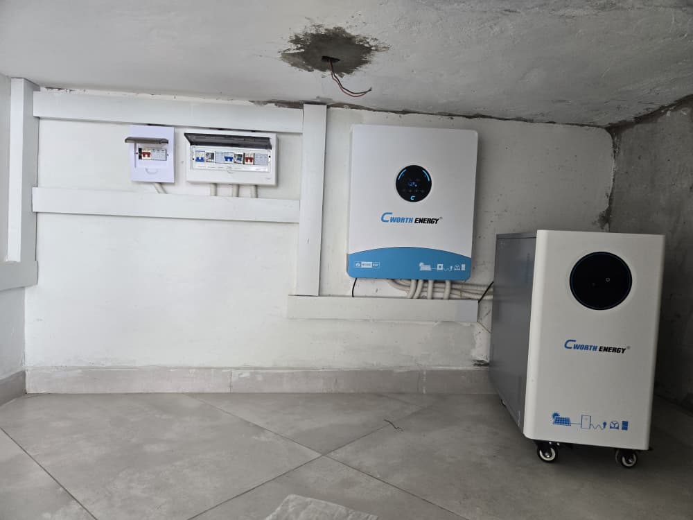 12kVA business hybrid system with 15kWh battery storage Uganda