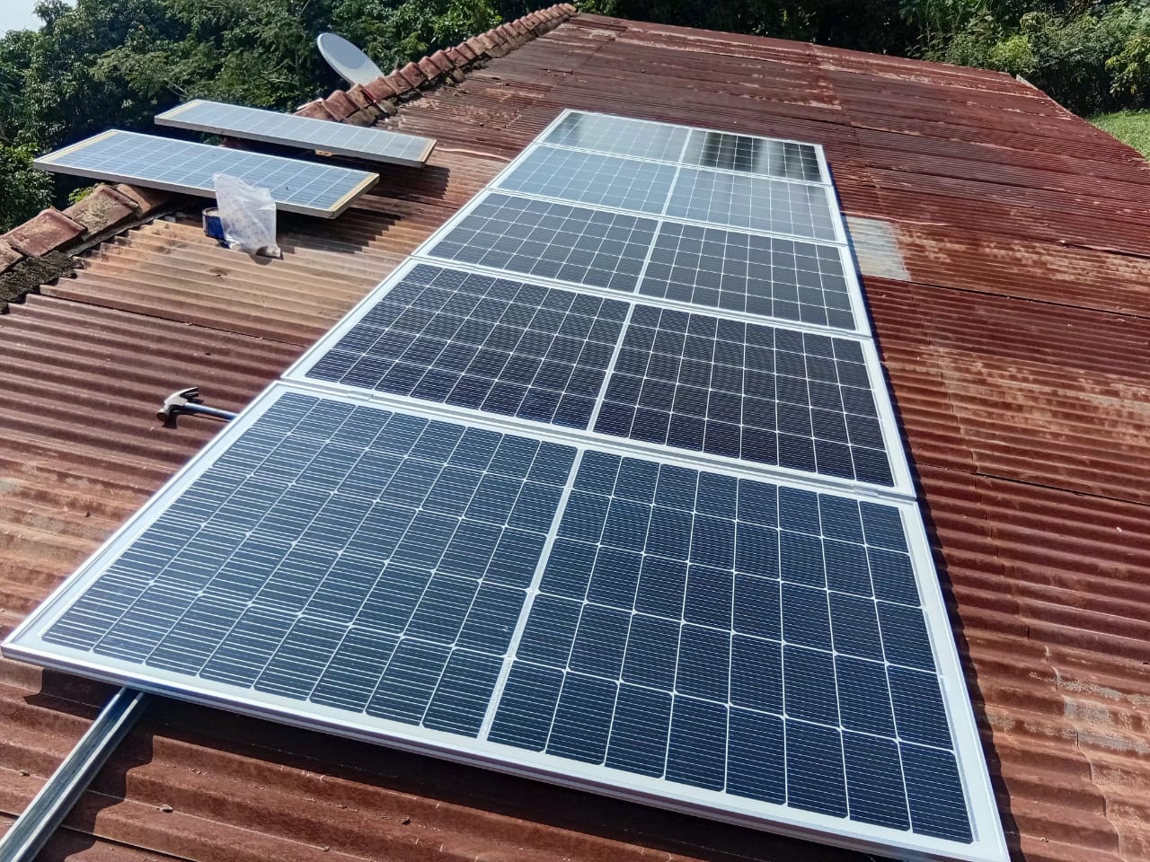 4kVA home hybrid solar installation by NilePhase Energy